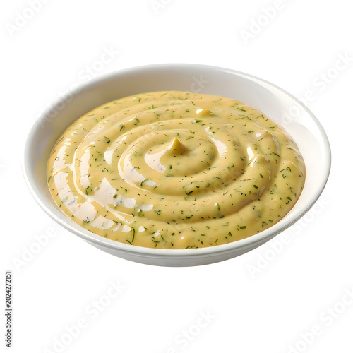 Homemade swirled cheese dish on white plate