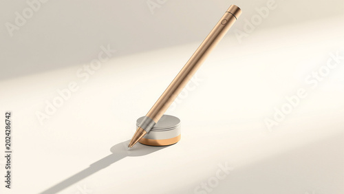 Premium digital stylus for design agency and creative studio branding on clean white