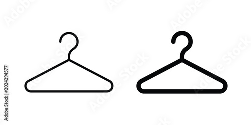 Foto Clothes hanger icon illustration simple design elements