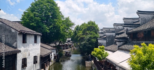 Canal and Traditional Houses in Nanxun Water Town