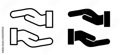 Fotografía Forgiveness icons pack. vector illustrations designs
