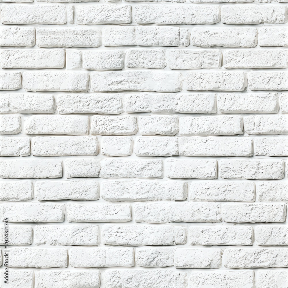 Naklejka premium creative stock background A clean, textured white brick wall background for modern design projects sophisticated artistic pattern for digital marketing banner and premium presentation
