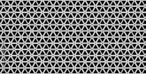 Geometric triangle vector seamless pattern.