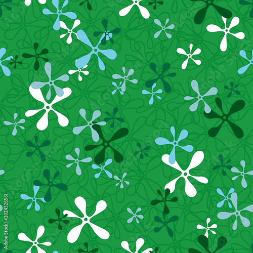 Very Beautiful seamless pattern with clover