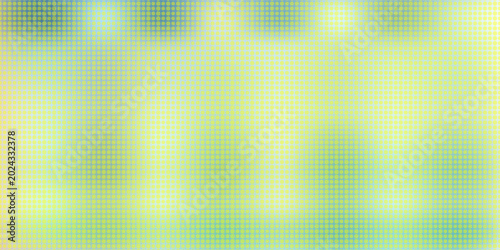 Canvastavla Green dots pattern widescreen background with copy space for text, Usable for ba