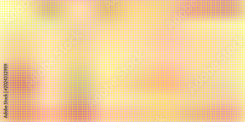 Bild auf Leinwand Green dots pattern widescreen background with copy space for text, Usable for ba