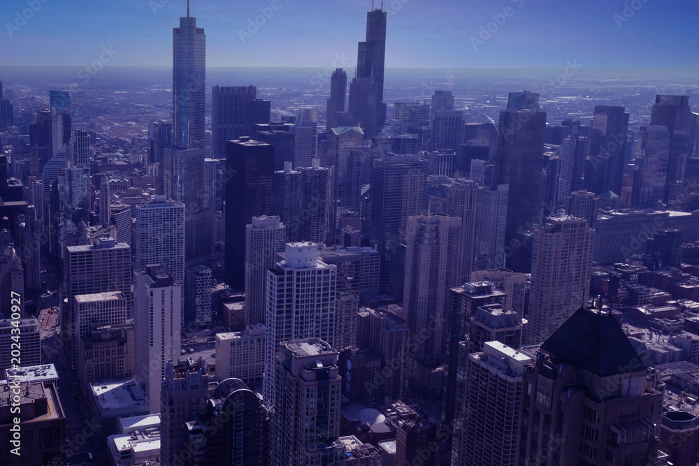 Fototapeta premium Chicago city skyline