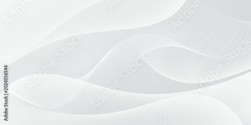 Abstract minimalist white and grey background