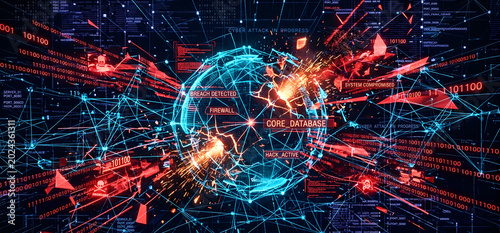 Cyber attack simulation global cybersecurity conference digital media