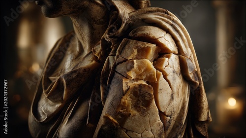 Venus de milo sculpture reimagined in aged cheese textures artistic showcase studio setting detailed perspective