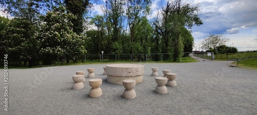 Foto The table of silence of Targu Jiu Romania