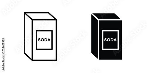 Foto Baking soda icon