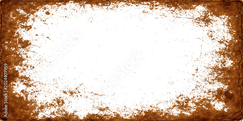 Fotografía A detailed macro texture of a rough, aged iron surface showing an old rusty meta