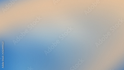 Bild auf Leinwand Abstract abstract grainy gradient background in soft blue and peach colors