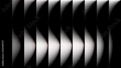 Abstract wave pattern with gradient repeating vertical design