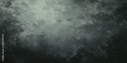 Tableau sur toile Gloomy and dark clouds gather, hinting at an impending storm, creating a dramatic and foreboding atmosphere over a distant, shadowy landscape