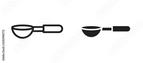 Photos sieve icon symbol, black style vector icons pack