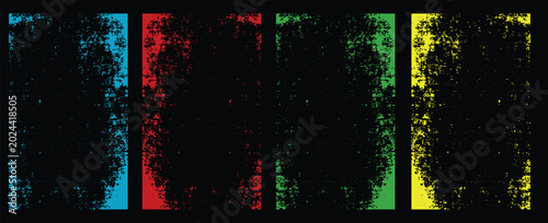 Quadro su tela Beautiful Brushes vector collection