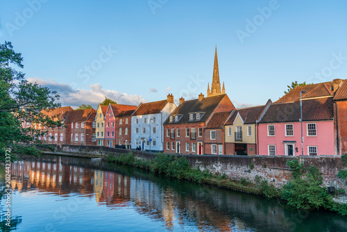 Cuadro en lienzo Quayside, Norwich