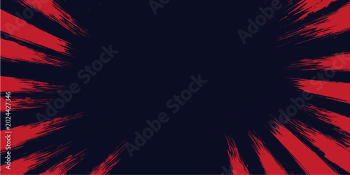 Bild auf Leinwand An abstract art background of a burning red and black fire explosion with hot or