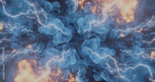Electricity Storm Lightning Energy Power Flash.