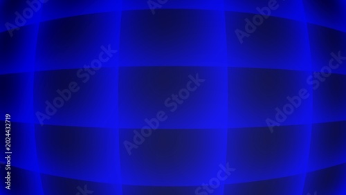 Obraz na płótnie Abstract blue checkered pattern featuring a subtle lens distortion effect that c