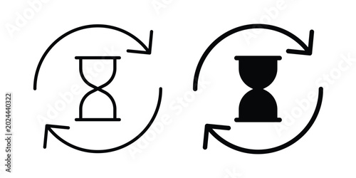 Foto Anti aging icon vector illustration on white