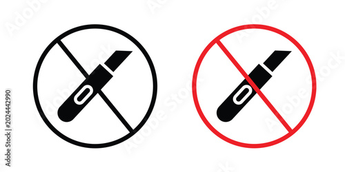 Do not cut sign