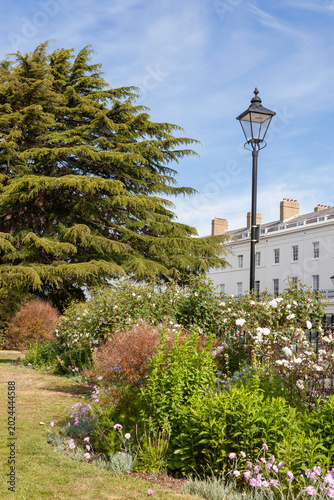 Tableau sur toile The Crescent, a Georgian terrace, built in 1829 by T