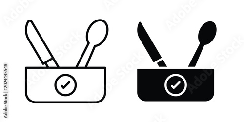 Obraz na plátně Food safety icon
