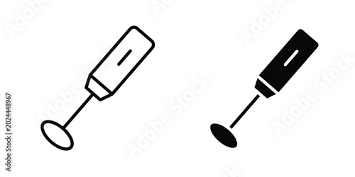 Bild auf Leinwand Milk frother icon