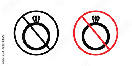 Photos No jewelry sign