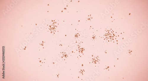 Photos Abstract microcluster particle patterns in soft pink background, clusters partic