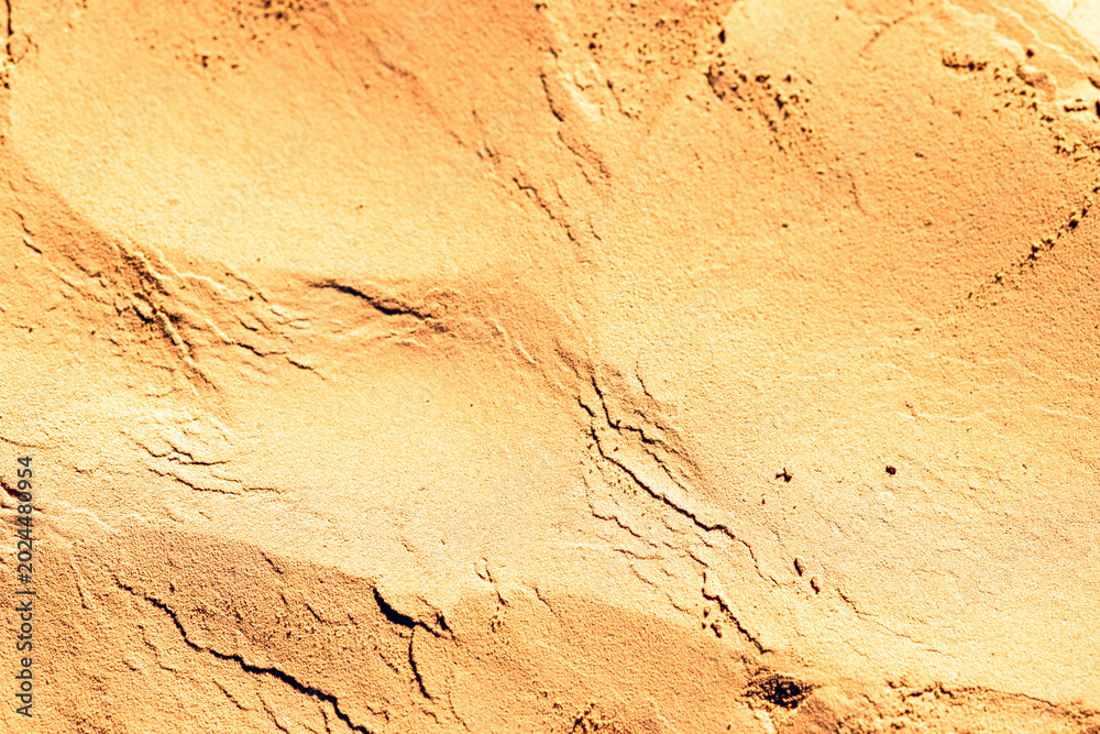 Fototapeta premium natural Brown Powder Texture Background with Fine Cracks and Rough Surface