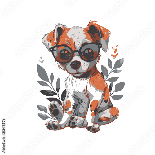 animals cartoon character illustration cute set
