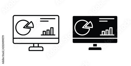 Dashboard icon vector art set