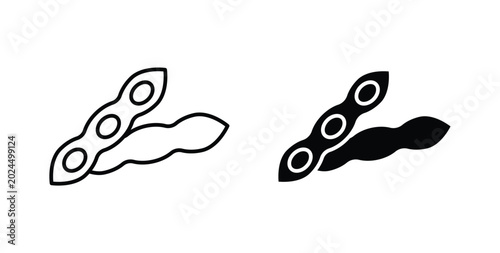 Tableau sur toile Soy Free icon vector art set