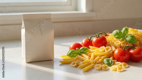 Fresh ingredients ready for a delicious homemade pasta dish