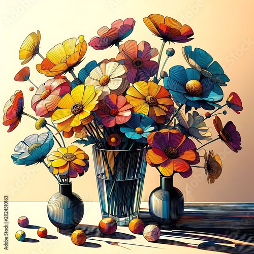 flowers in vase