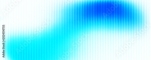 Abstract background with shiny glass ripple effect in blue and white gradient colors