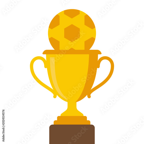 Football World Cup Trophy Illustration