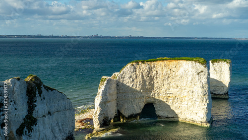 Φωτογραφία Old Harry Rocks on the Jurassic Coast in Dorset, England, UK