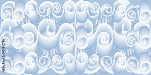 Slika na platnu Cool blue background