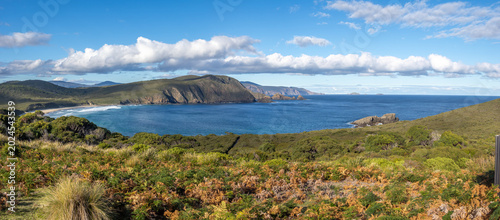 Hiking to Lighthouse Bay on Bruny Island, Tasmania, Australia