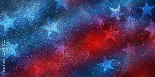 4th of July background, USA Independence Day banner, American patriotic red white and blue texture, stars and grunge backdrop, America 250 celebration design, festive holiday wallpaper with copy space