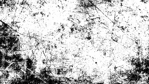 Schilderij op canvas Grunge texture with scratches and marks on a white surface distressed background