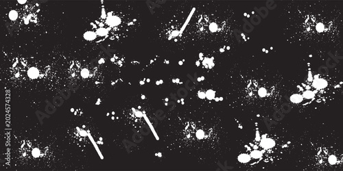 Canvastavla Random dots, circles