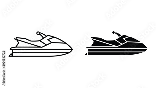 Photos Person riding a jet ski on water