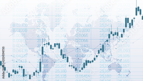 Foto Stock market investment trading illustration concept