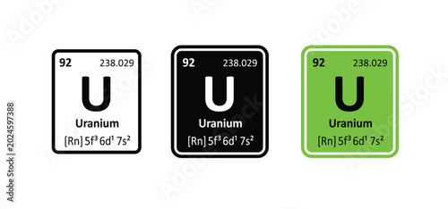 Schilderij op canvas Uranium